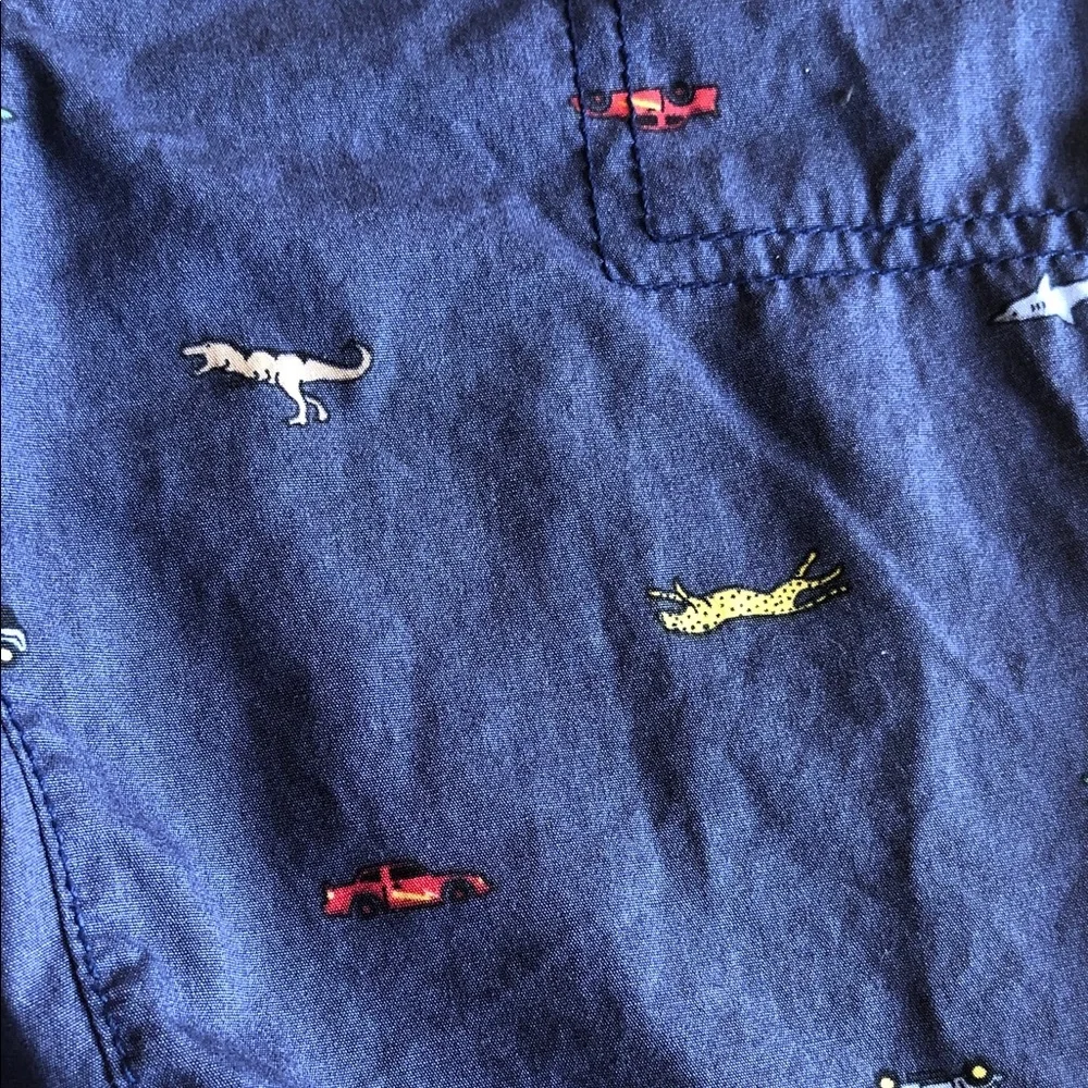 Blue Kids' Shorts with Embroidered‎ Animals Carter’s 5t